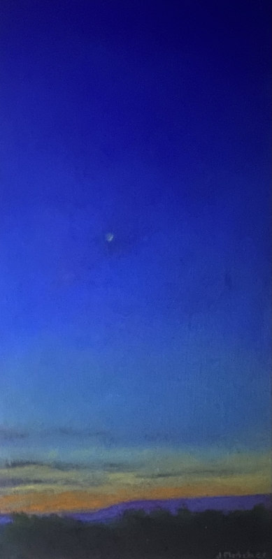 Twilight Over Comanche County, TX by artist Julia Fletcher